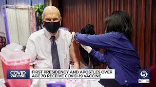 Leaders Of The Church Of Jesus Christ Of Latter-day Saints Receive COVID-19 Vaccine