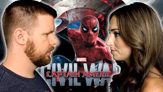 My girlfriend watches Captain America: Civil War for the FIRST time || MCU Phase 3