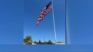 Massive American flag stolen from Camping World in Roseville