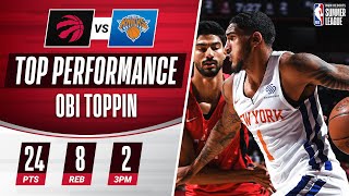 Obi Toppin DOMINATES (24 PTS) to Lead Knicks 🔥