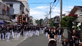 9月15試験曳き   中北町