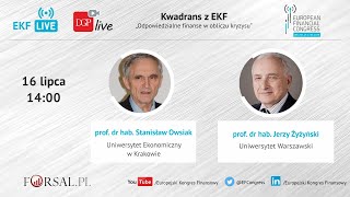 Kwadrans z EKF - prof. dr hab. Stanisław Owsiak (UEK), prof. dr hab. Jerzy Żyżyński (UW)