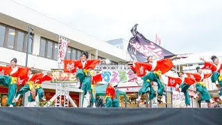 [4K]バサラ風流倭尽 心舞　堺よさこいかえる祭り2017 いずみがおか広場会場（広角）