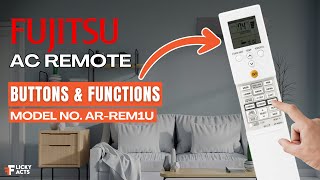 Fujitsu AC Remote Buttons & Functions (Model No: AR-REM1U) | Heat Pump Remote Guide