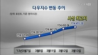 시퀘스터 `위기` 속 다우 연일 신고가