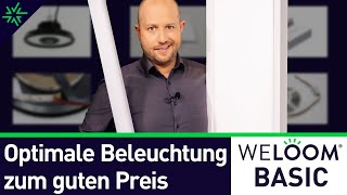 Optimale Beleuchtung zum guten Preis für Büro- und Industrie: Die WELOOM BASIC Serie