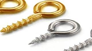 50pcs/100pcs Stainless Steel Small Tiny Eye Pins Eyepins Eyelets Screw Gold Color Clasps Hooks for D