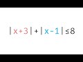 Solving Inequalities with Two Absolute Values by Testing Points