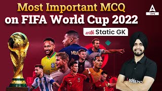 FIFA World Cup MCQ 2022 | Static GK Classes For PSSSB VDO, Clerk, Excise Inspector 2022