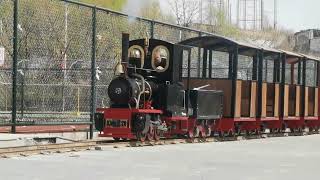 Big toy: model of Koppel 0-6-0 live steam locomotive/gauge 15 inch