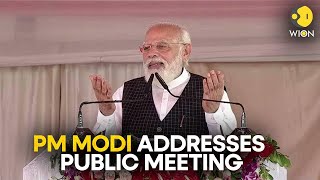 PM Modi LIVE: PM Modi attends a public meeting in Jamui, Bihar | WION LIVE