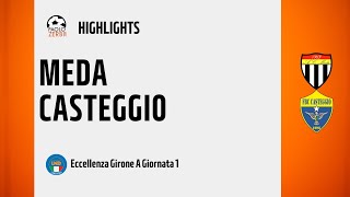 [HIGHLIGHTS] Eccellenza Girone A 24/25 - Day 1 - Meda-Casteggio