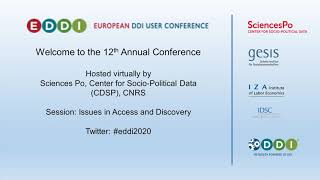 EDDI2020: Session 2: Issues In Access and Discovery