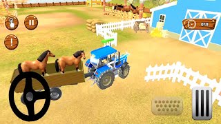 Grand Farming Simulator Tractor Driving Games - Animals Transport Android Gameplay Walkthrough