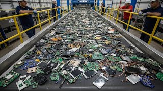 Inside the Factory : What Happens to your Old Electronics in Factory Shredders?