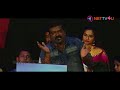 actor aruldoss scolded popular anchor on stage kaaththiruppor pattiyal audio launch vishal