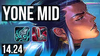 YONE vs PYKE (MID) | KR Challenger | 14.24