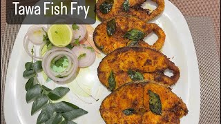 Fish Fry | Kingfish Fry | Anjal Fish Fry | Tawa Fish Fry Recipe