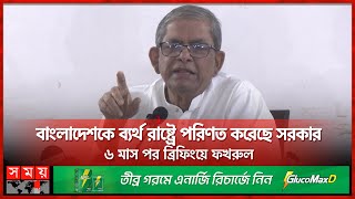 সরকারের সংকট কাটেনি আরও ঘনীভূত হয়েছে: মির্জা ফখরুল | Mirza Fakhrul Islam | BNP | Politics | SomoyTV