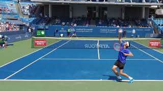 左利き編集、フリッツのキックサーブ（スロー）/ Taylor Fritz Kick Serve Slow Motion【Lefty】