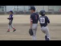 宮代スカイフレンズ2014.4.29　洸介（新６年）　スローボールを左前打