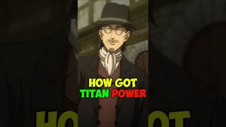 How grisha got attack and founding titans powers #attackontitan #anime #shorts