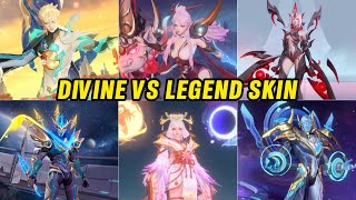 Mobile Legends Bang Bang VS Arena Of Valor Divine VS Legend Skin ultra HD