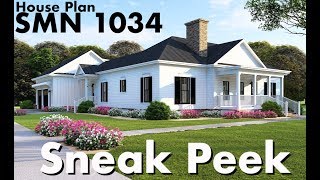 Custom Home Plan SMN 1034 At A Glance