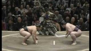 Dejima vs. Asashoryu : Hatsu 2007 (出島 対 朝青龍)