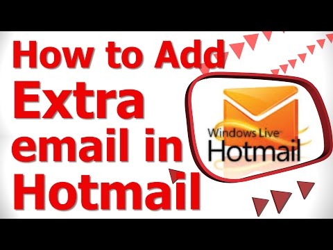 How to Add Extra email in Hotmail How to Add Extra email in Hotmail
