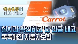 실시간 확인하고 탄 만큼 내고…똑똑해진 자동차보험 / 머니투데이방송 (뉴스)