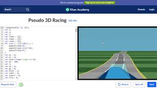 Pseudo 3D Racing (Demo)