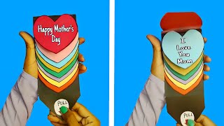 DIY - MOTHER'S DAY SURPRISE MESSAGE CARD | Happy Mother's Day Special Card | Pull me