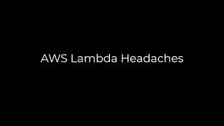 Deploying Lambda using a docker - AWS Lambda Headache