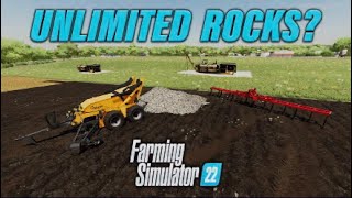FS22 | UNLIMITED ROCKS? | Farming Simulator 22 | INFO SHARING PS5.