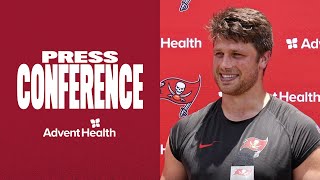 Cade Otton on Baker Mayfield’s Advice on Becoming a Father | Press Conference |