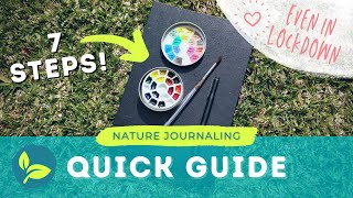 Quick guide to nature journaling (7 steps!)