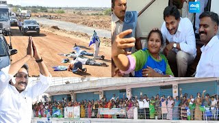 Heart Touching Visuals at CM YS Jagan Bus Yatra | Memantha Siddham | AP Elections @SakshiTVLIVE