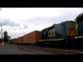 rare gp35 roadslug trailing on csx q706 in south plainfield 6 2 12