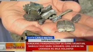 BT: Tangkang panghoholdap sa isang sasakyan, nabulilyaso