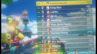 Mario Kart 8 DX 48 Tracks in a Row 720 Points Frantic Items