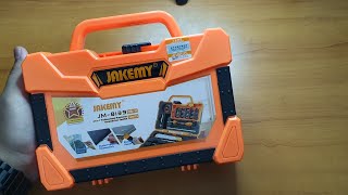 JAKEMY (JM-8139) 45 in 1 Mobile / Laptop Repair Kit Unboxing and Brief Look at the Contents.