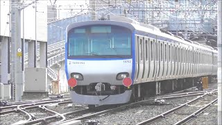 相鉄 10000系10702F編成 4か月振り甲種輸送され相模鉄道に帰る！2021.3.1JR長野総合車両センター 篠ノ井線　　panasd 2235