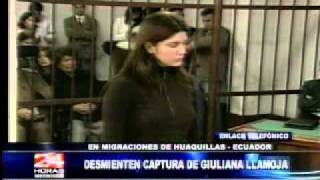 Desmienten la captura de Giuliana Llamoja en Ecuador