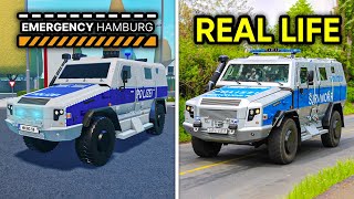 Emergency Hamburg vs Real Life