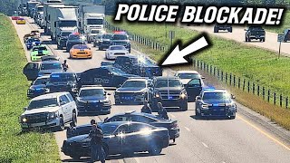 COPS BLOCKADE US \u0026 GOT ARRESTED! SHUTDOWN the ENTIRE Highway!