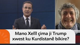 Derhênerê Kurd Mano Xelîl bi 6 zimanan ji Donald Trump xwest ku Kurdistanê bikire