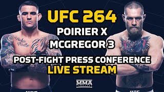 UFC 264: Poirier vs. McGregor 3 Post-Fight Press Conference LIVE Stream | MMA Fighting