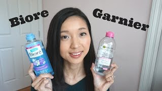 Garnier Micellar Water VS Biore Baking Soda Cleansing Micellar Water