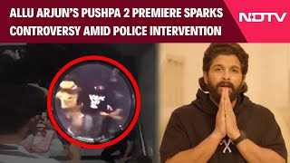 Allu Arjun News Update | Amid Stampede Row, CCTV Shows Cops Escorting Allu Arjun Out Of Theatre